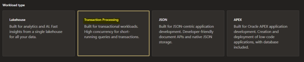 Como subir um Oracle Autonomous Database 26ai na faixa (Always Free!) image