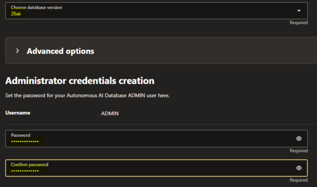 Como subir um Oracle Autonomous Database 26ai na faixa (Always Free!) image
